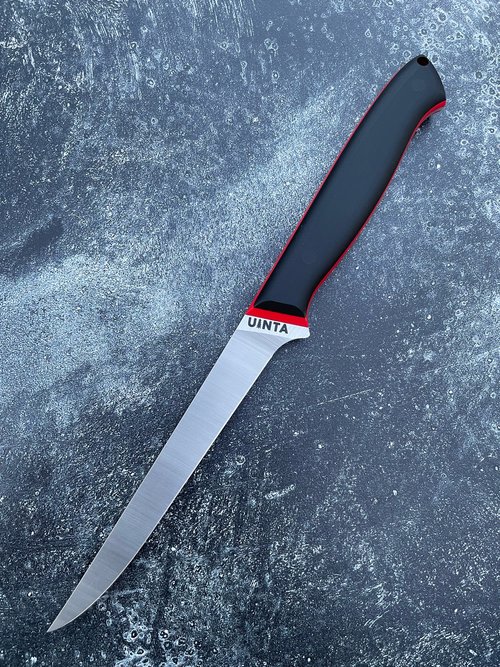 Boning Knife - Red/Black Handle