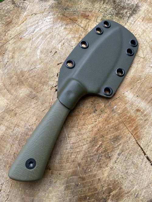 Hunter V2 - OD Green Handle w/ Black Blade