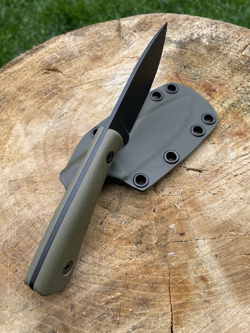 Hunter V2 - OD Green Handle w/ Black Blade